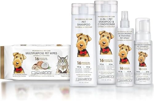 Giovanni Multipurpose Pet Wipes, Pack of 75 – Oatmeal & Coconut Helps Neutralizes Odors - Image 5
