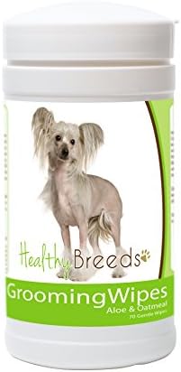 Healthy Breeds Chinese Crested Grooming Wipes 70 Count by HealthyBreeds