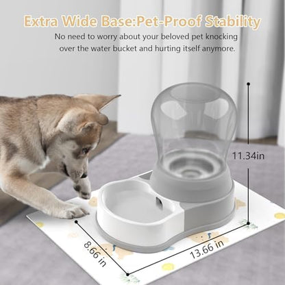 STALTWO 1 Gallon Automatic Dog Water Dispenser, Non-Slip Mat, BPA-Free - Image 3