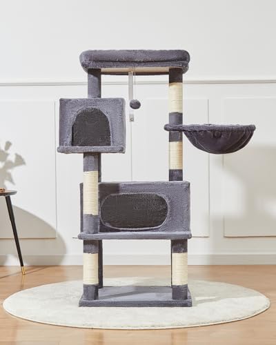 Taoqimiao Cat Tree, 49In Cat Tower for Indoor Cats Large Adult - Image 4