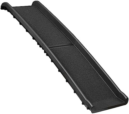 62 Inches Folding Dog Ramp for Cars Trucks SUVs Portable Pet Ramps for Large Dogs Non-Slip Stairs Step Ladder with Raised Siderails, Black by Epetlover
