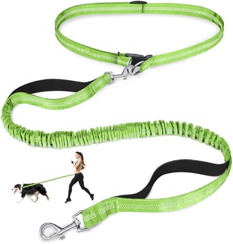 Laqibak Hands Free Dog Leash,Adjustable Waist Leash for Dog,4.2-6.7 Feet by laqibakProductcollection
