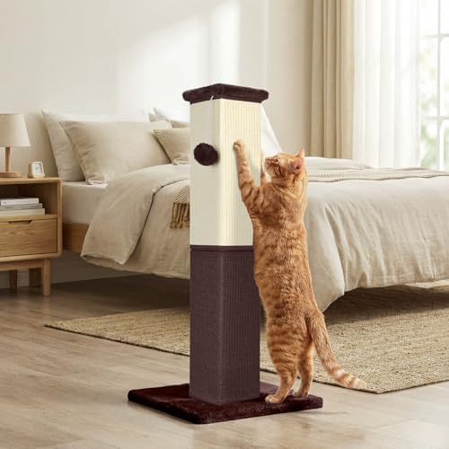 Cat Scratching Post for Indoor Cat, 32 Inch Large Cat Scratcher - Image 6