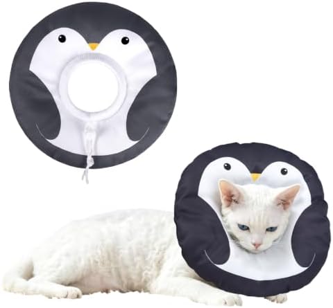 Soft Cat Cone, Medium Waterproof Cat Recovery Collar by Hoopttay