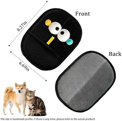 Pet Hair Remover Glove, 2PCS Upgraded Magic Brush Electrostatic Mitt for Dogs & Cats, Pet Hair Removal Glove Tool for Furniture, Car Seat, Clothes, Couches, Carpet, Laundry - Image 2