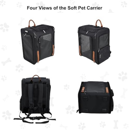 EliteField Deluxe Backpack Pet Carrier for Cats and Dogs (3-Year Warranty) - Image 3