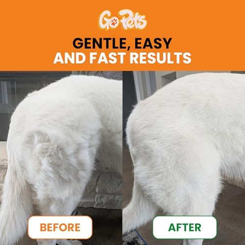 GoPets Self-Cleaning Slicker Brush for Dogs & Cats, Deshedding & Dematting - Image 2