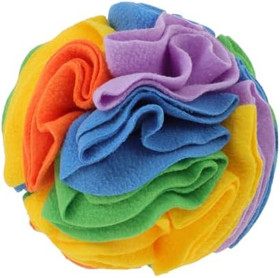Snuffle Ball for Dogs, Interactive Dog Toys, Colorful, Small by Unknown