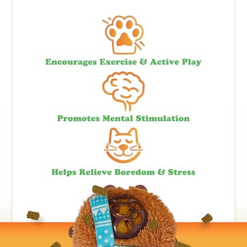 Meowijuana Knock 'n' Nibble Toy & Treat Bundle | Winter Buddy & Seafood - Image 4