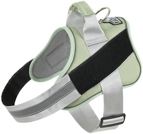 Dog Harness, No-Pull Reflective Dog Vest, Breathable Adjustable Pet Harness with Handle for Outdoor Walking - No More Pulling, Tugging or Choking by Bolux