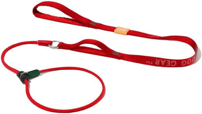 HowGo Slip Lead Dog Leash with 2 Spring-Loaded Stoppers (Red 5.0FT) by HOWGO