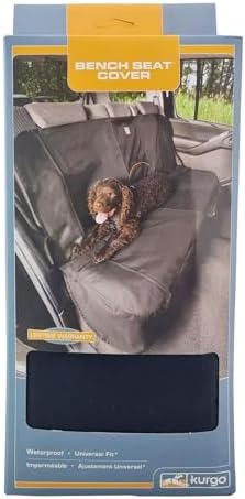 Kurgo Rover Bench Seat Cover, Black, 55" Wide by Kurgo