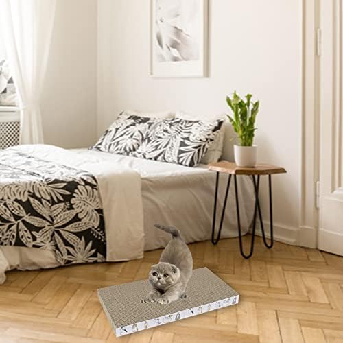 PatiencET Cardboard Cat Scratcher 5 Pack, Cat Scratching Board with Catnips - Image 7