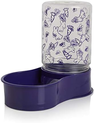 Lixit Reversible Waterer/Feeder for Rabbits and Other Small Animals. (Pack of 1),Purple by Lixit