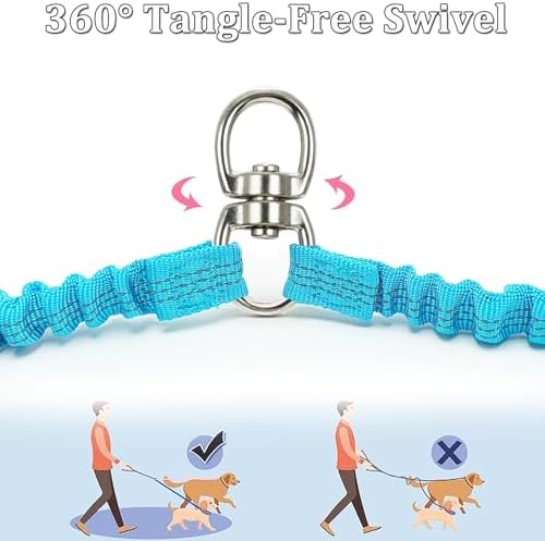 Double Dog Leash Coupler, Different Length Splitter for 2 Dogs - Image 2