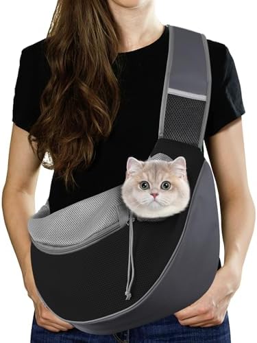 Pawaboo Pet Sling Carrier for Small Dogs Cats by Pawaboo