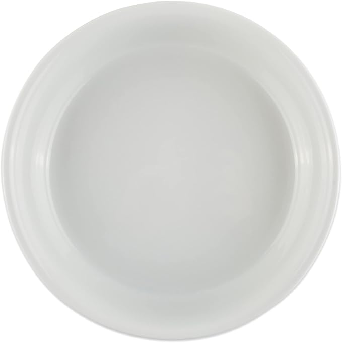 Bone Dry Pet Bowl Collection Ceramic Set, Small, Marble, 2 Count White