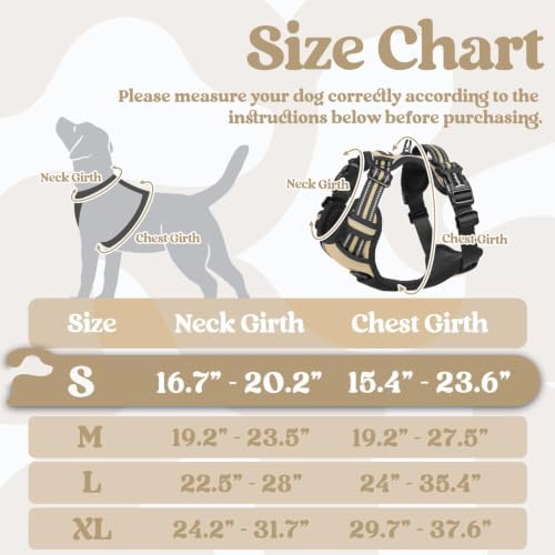 rabbitgoo Dog Harness Small Sized, Updated Easy On & Off with 3 Buckles - Image 2