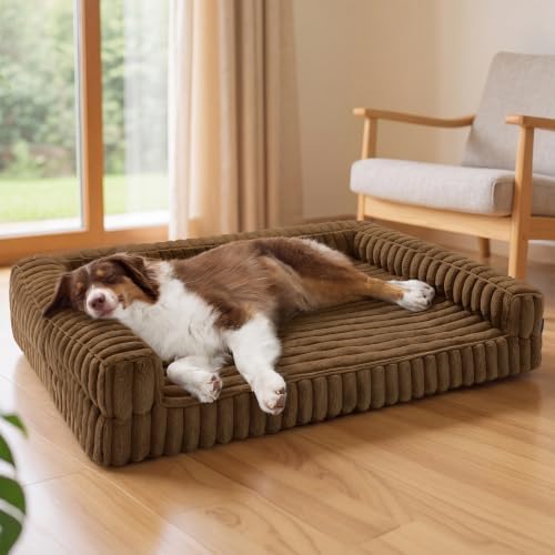 Bedsure ComfyFleece™ Memory Foam Orthopedic Dog Beds Large Sized Dog 35" by BEDSURE