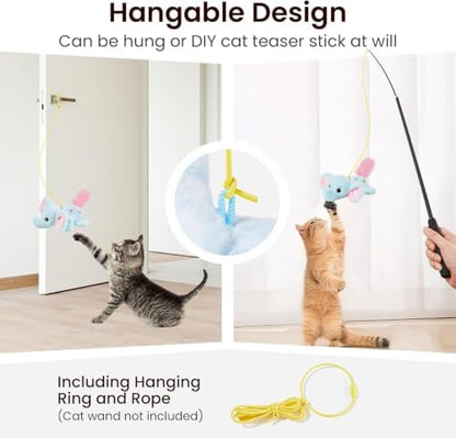 Potaroma Cat Toys Flapping Elephant, Touch Activated Interactive Kicker - Image 6