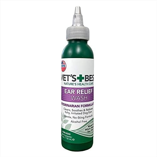 Vet's Best Dog Ear Relief Wash with Aloe, Chamomile & Tea Tree Oil, 4 oz by VetsBest