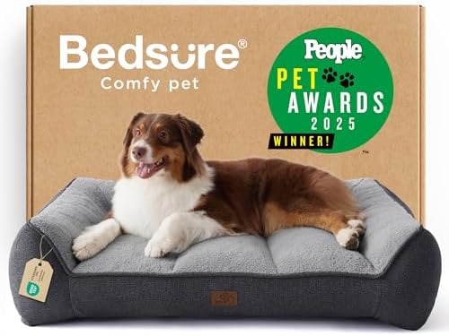 Bedsure SupportMax™ Extra Thick Orthopedic Dog Beds Large Sized Dog by BEDSURE