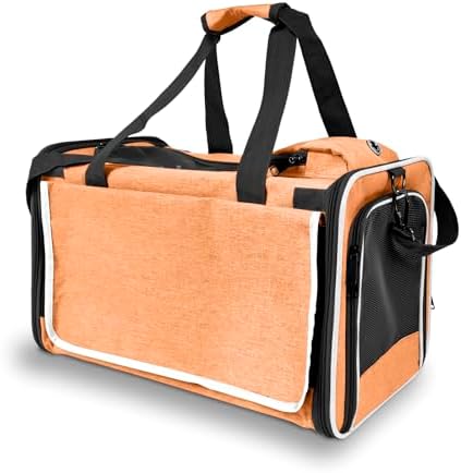 GAPZER Dog Carry Bag Puppy, Pet Soft-Shell Portable Kennel Crate 0-15 lbs - Image 2