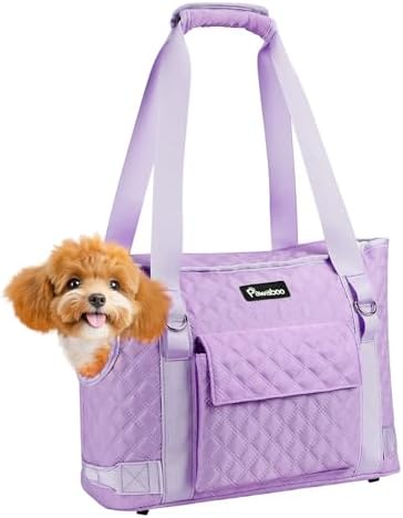 Pawaboo Dog Purse Carrier for Small Dogs with Pocket,Up to 11Lbs by Pawaboo