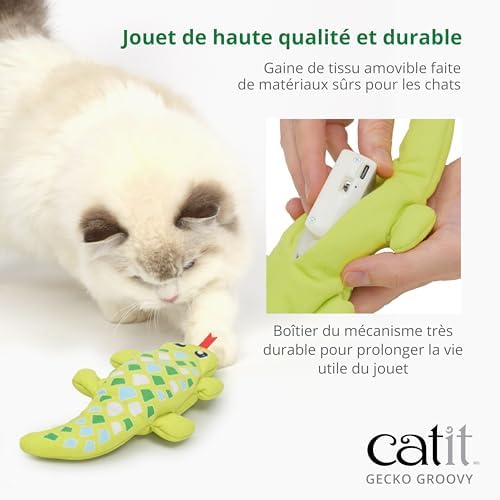 Catit Groovy Gecko Interactive Cat Toy - Image 6