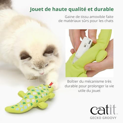Catit Groovy Gecko Interactive Cat Toy - Image 6