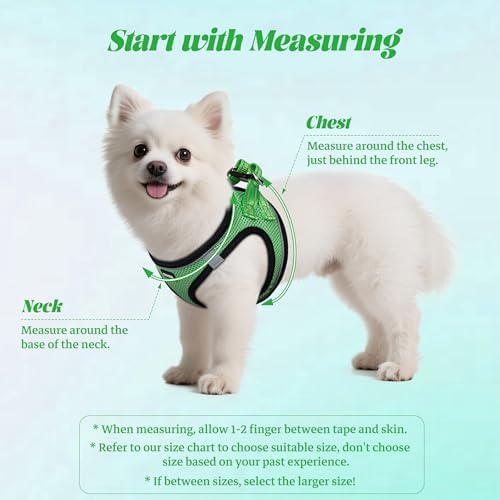 No Pull Dog Puppy Harness and Leash Set Reflective Mesh Vest XX-Small - Image 2