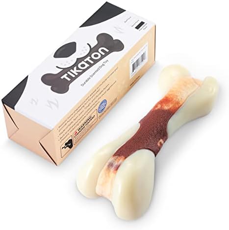 Tikaton Indestructible Dog Chew Toys for Aggressive Chewers, Beef Flavor Durable Dog Teething Chew Toys Bones for Large/Medium/Small Puppies - Image 3