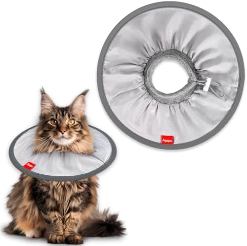 Agape Soft Cat Cone, Comfy Recovery Collar to Stop Licking & Scratching by Agape