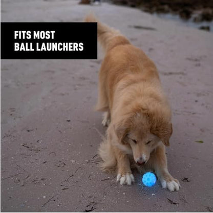 Nite Ize GlowStreak Rechargeable LED Ball - Rubber Dog Toy - Motion-Activated & Waterproof Design - 9 Hours of Runtime - Premium Dog Toys - Disc-O - Image 4