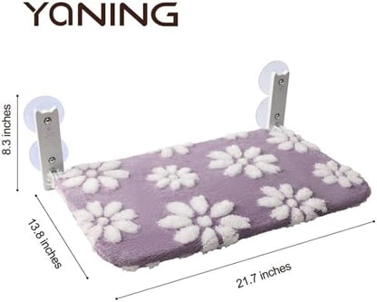 Cute Cat Window Perch, Foldable Cat Window Hammock, Purple - Image 3