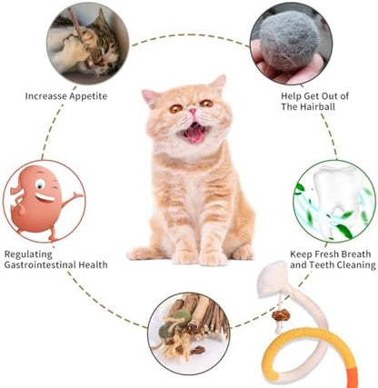 Kyouki Cat Toys Cat Chew Toys, Silvervine Sticks Catnip Rope Toys for Cats Teeth Cleaning, Kitten Dental Care, Kitty for Indoor Cats Increase Appetite,Enhances Oral & Dental Health (21 Pack) - Image 4