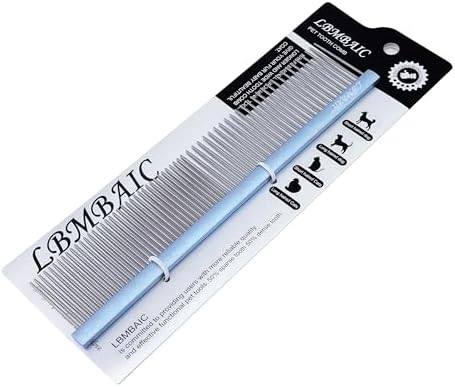 Metal Dog Grooming Combs Shedding Tangles,Knots,Mats.(7.5inches) - Image 2