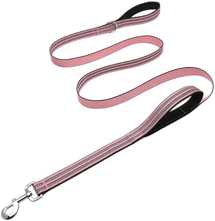 Hikiko 6FT Double Handle Traffic Dog Leash Reflective by Hikiko