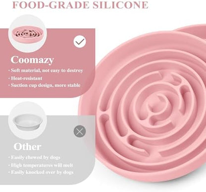 Coomazy Extra Large Slow Feeder Bowl, Silicone Dog Bowl with Suction Cups - Image 4