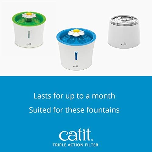 Catit Triple Action Replacement Original Water Fountain Filters, 12 Pack - Image 5