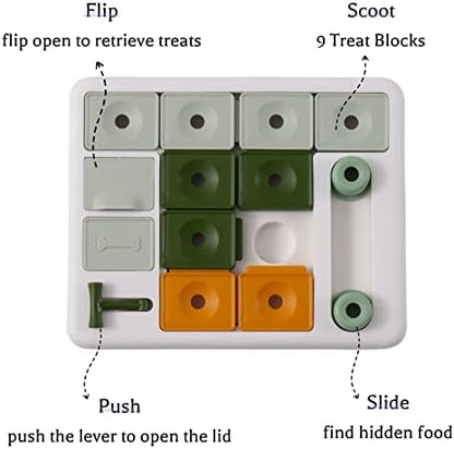 Barkwhiz Dog Puzzle Toy 3 Levels, Mental stimulating for Boredom and Smart Dogs, Treat Puzzle for All Breeds Dog - Image 3