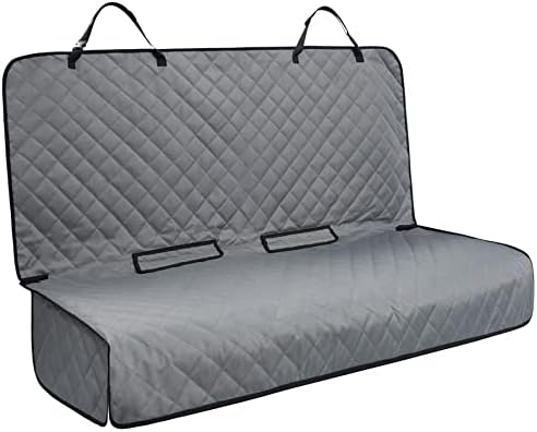 VIEWPETS Bench Car Seat Cover Protector, Waterproof Heavy-Duty, Grey by VIEWPETS