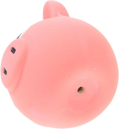 POPETPOP Squeak Dog Toy, Latex Cute Pig Toy for Dog Chew Toys, Funny Pet Interactive Toy, Dog Squeaky Toys for Small Pet Puppies Indoor Outdoor Biting Chasing Games