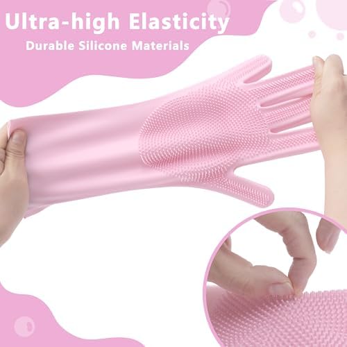 Pet Grooming Gloves—Dog Washing Gloves with High-Density Teeth - Image 5