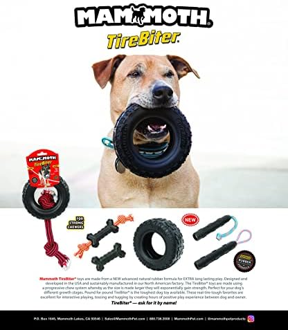 Mammoth TireBiter2 Tug & Toss For Strong Chewers Large Dogs Up To 90-Pounds - Image 4