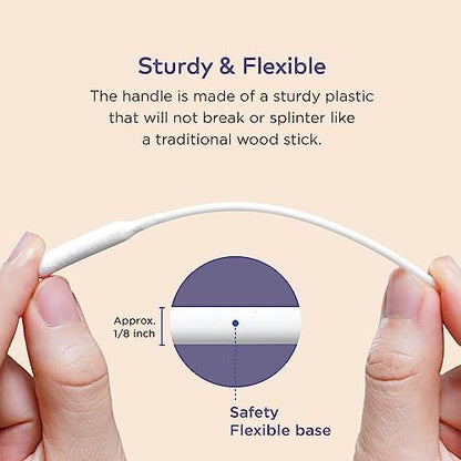 ARCA PET Cotton Swabs for Dogs and Cats - Cat & Dog Ear Cleaner Long Cotton Swab - Extra Long Stick, Cat & Dog Ear Cleaning Kit for Puppies and Pets, Multipurpose Pet Cotton Swabs for Ears (100 Buds) - Image 4