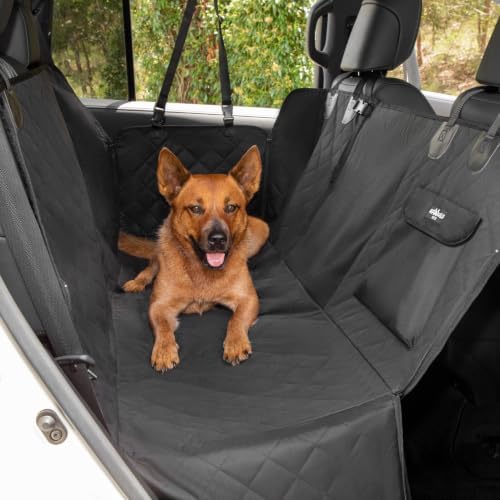 Dog Car Seat Cover for Back Seat, 4-in-1 Dog Hammock for Car, Waterproof 600D Pet Seat Cover Backseat Protector with Mesh Window, Nonslip Dog Back Seat Cover for Cars, SUVs & Trucks - Image 2