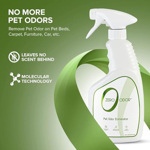 Zero Odor Pet Odor Eliminator, Air and Surface Odor Remover for Carpet, Furniture, and Pet Beds, Trigger Spray, 16 fl oz (Pack of 2) - Image 2