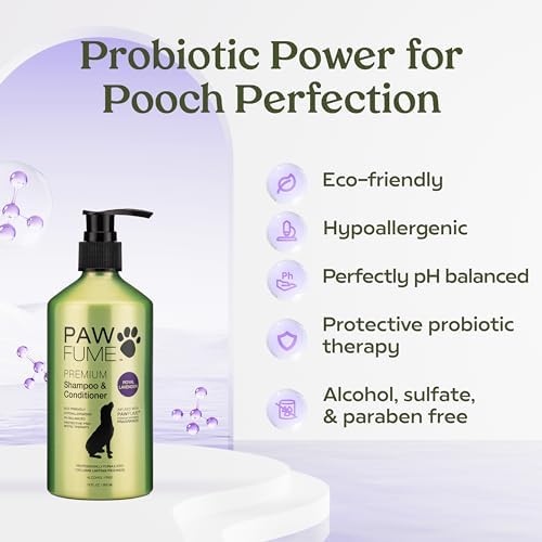 Paw Fume Grooming Dog Spray (Lavender) + Dog Shampoo and Conditioner (Royal Lavender) + Ear Cleaner for Dogs - Image 4