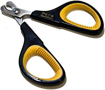 Cat Nail Clippers by Pet Republique – Professional Stainless-Steel Nail Clipper for Cats, Kittens, Hamster, Rabbits, Birds, & Small Breed Animals Claw Trimmer (Black+Yellow) - Image 6